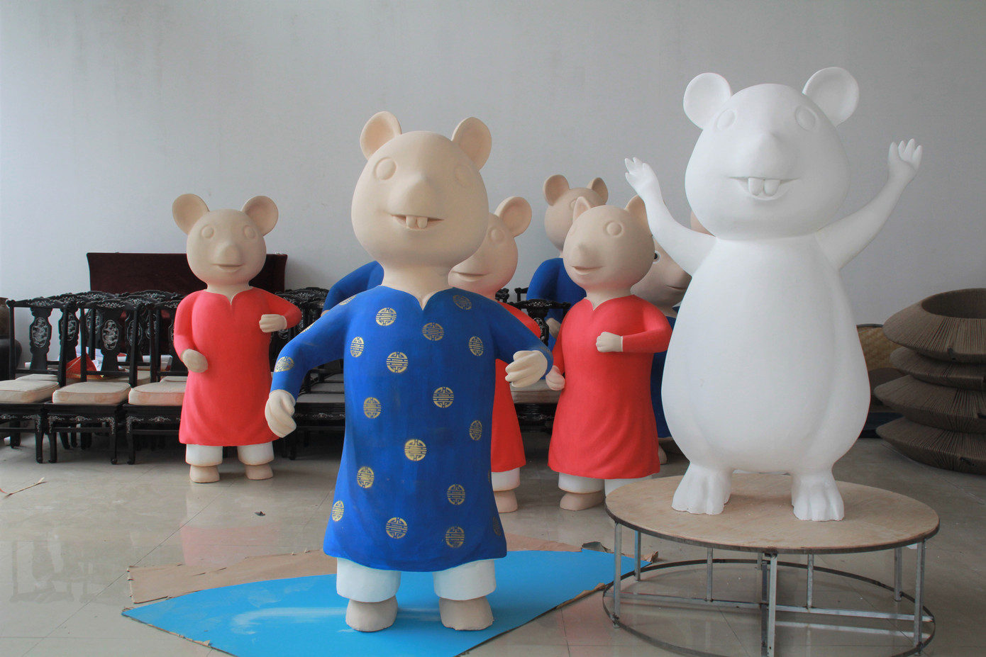 Hé lộ tạo hình nhà chuột tại đường hoa Tết ở phố Nguyễn Huệ ảnh 21