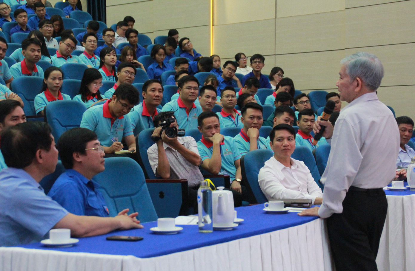 Nguyên Chủ tịch nước Nguyễn Minh Triết 'tiếp lửa' cho bạn trẻ ảnh 3