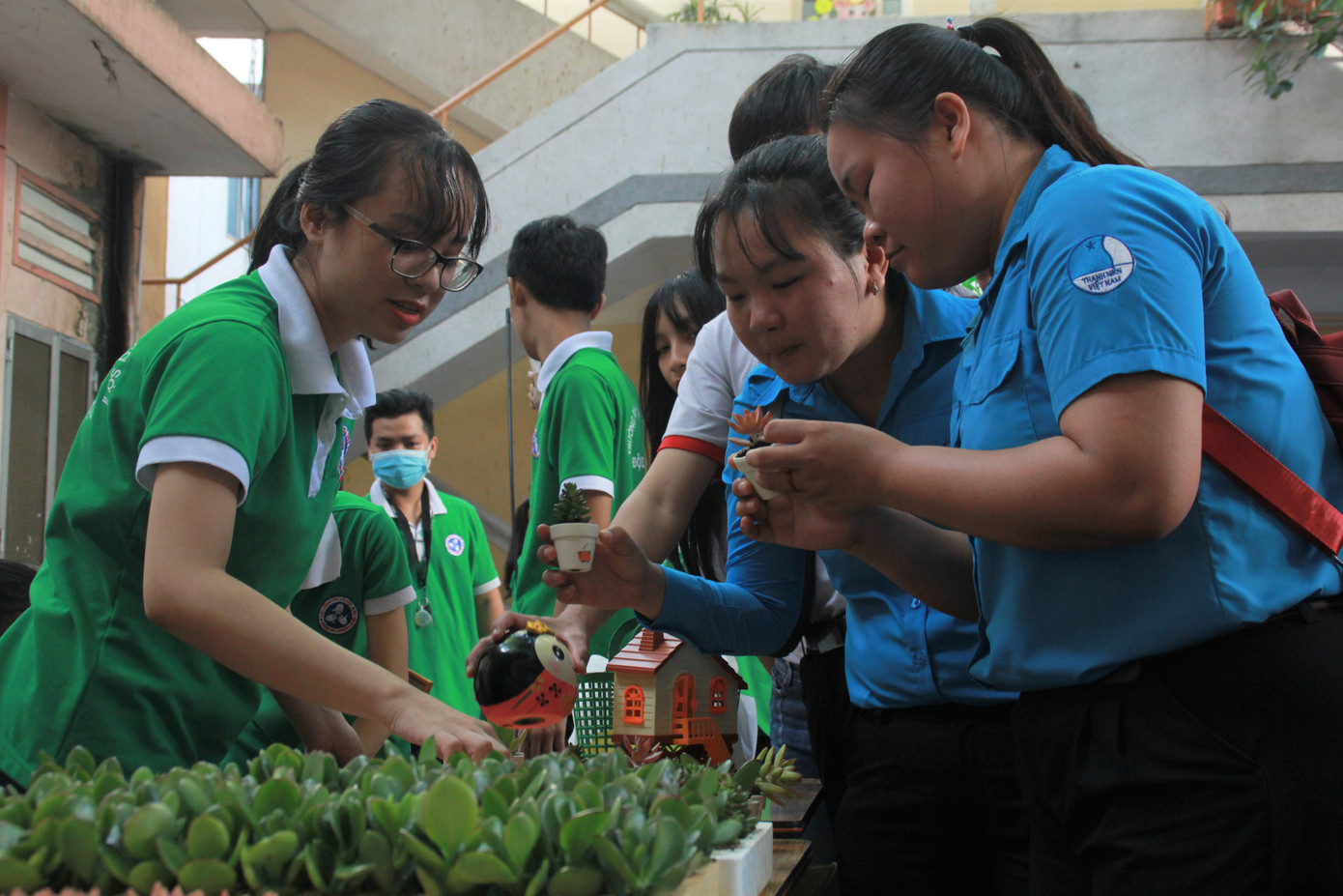 Bạn trẻ hiến máu, đổi rác lấy cây xanh... tại ngày hội Quốc tế người tình nguyện ảnh 4