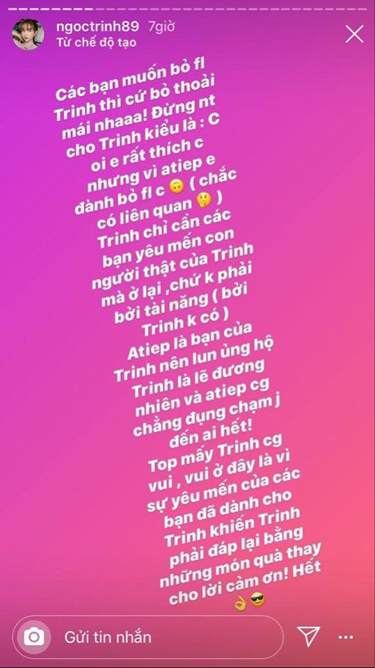 Bênh vực Vũ Khắc Tiệp sau ồn ào với Sơn Tùng M-TP, Ngọc Trinh tự nhận không có tài năng ảnh 5