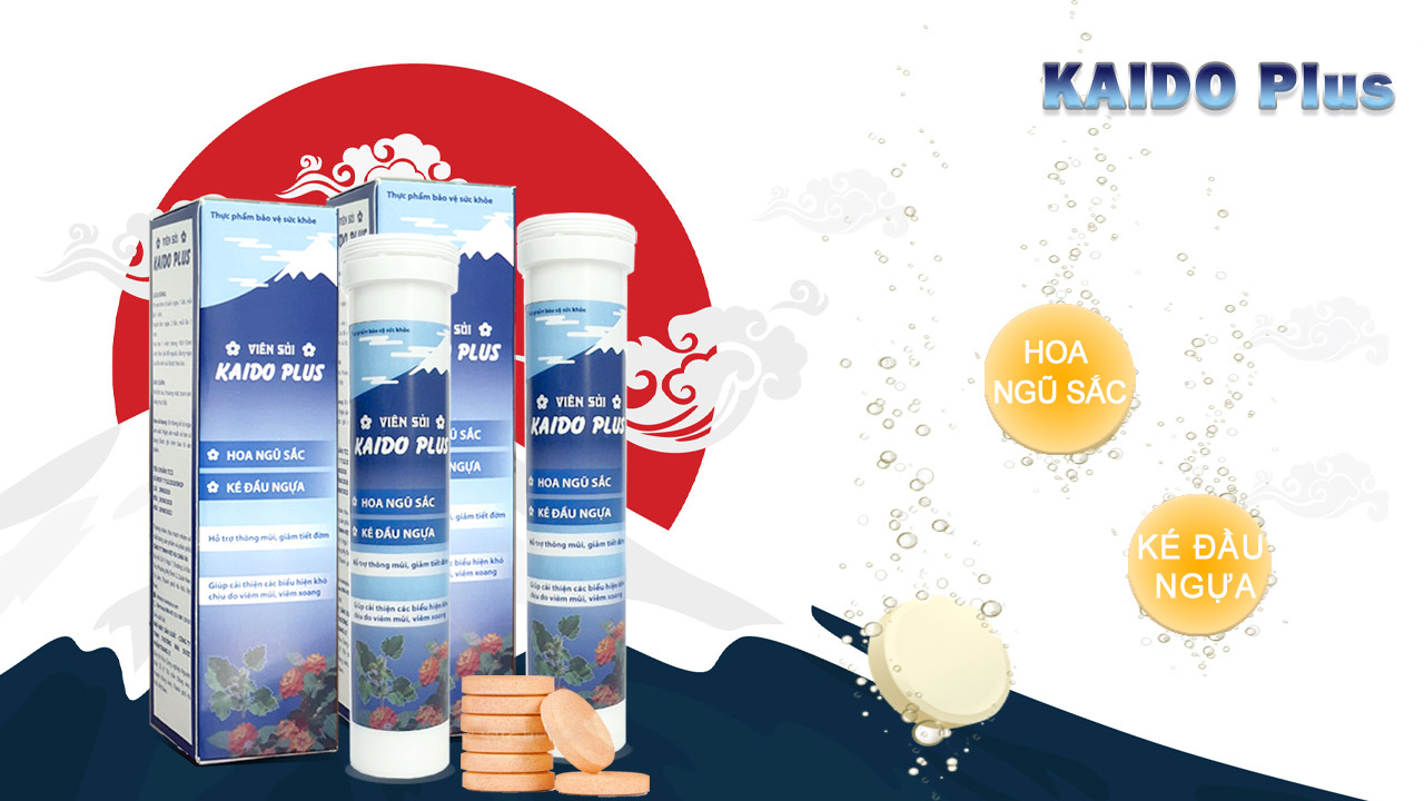 Đẩy lùi triệu chứng viêm xoang, viêm mũi dị ứng hiệu quả với viên sủi Kaido Plus ảnh 3