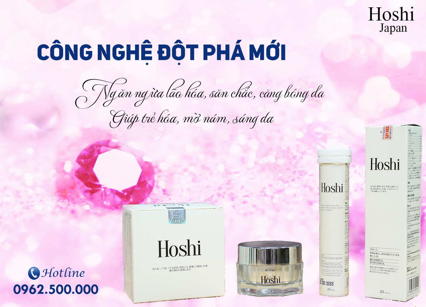 Bộ đôi sản phẩm dưỡng da Hoshi - Lựa chọn thông minh của chị em phụ nữ ảnh 1