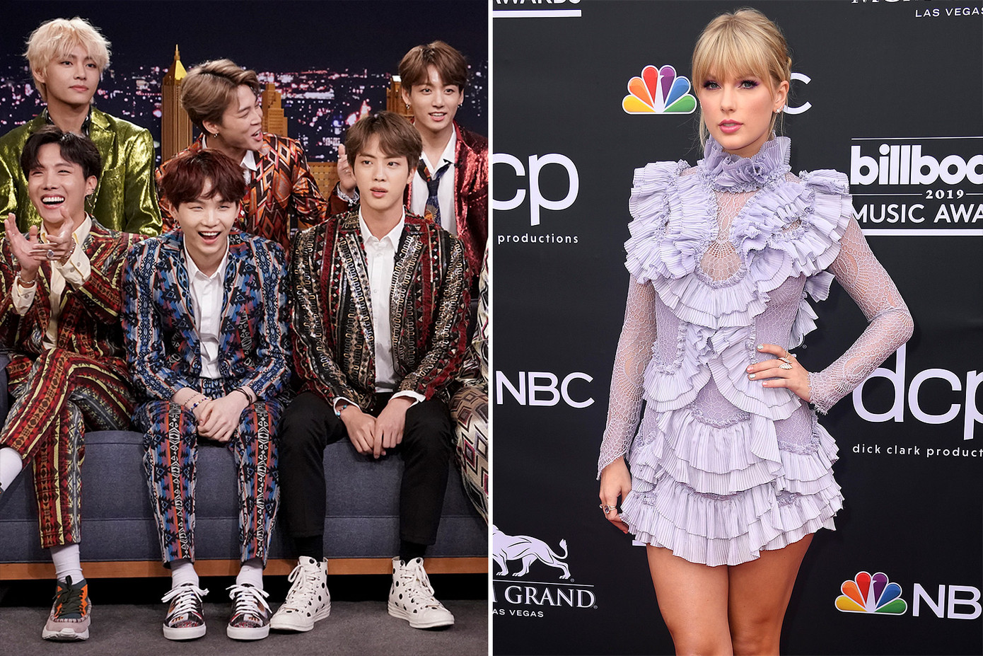 BTS vượt mặt Taylor Swift và Justin Bieber, đứng đầu bảng xếp hạng US - UK ảnh 2