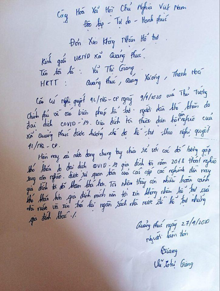 Hàng nghìn người từ chối nhận hỗ trợ: Chủ tịch Thanh Hóa ra công điện khẩn ảnh 1