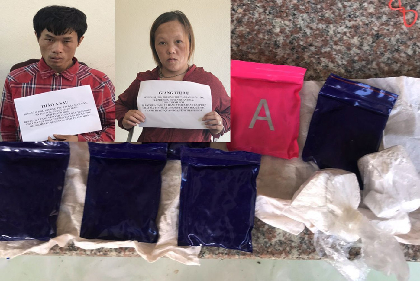 Cặp tình nhân góp tiền mua ma tuý bán kiếm lời ảnh 1