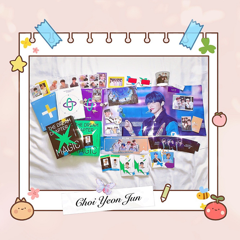 Goods của tác giả bài viết. (Ảnh: Bean Hana edit - tác giả cung cấp và chú thích). Trong thế giới fangirl: TXT mang theo “vitamin Tubatu” đã xuất hiện vào lúc mình cần nhất ảnh 3