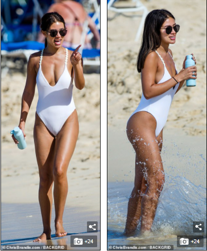 Montana Brown mặc áo tắm xẻ ngực sâu nóng 'bỏng mắt' ảnh 2