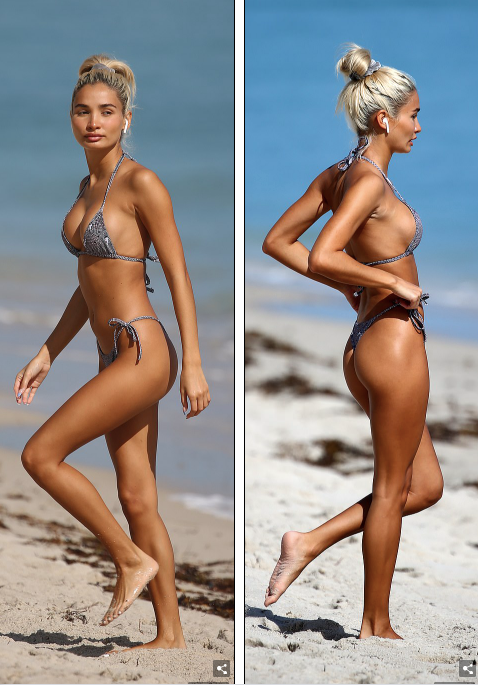 Pia Mia phô diễn đường cong thể hình gợi cảm, body nuôt nà với áo tắm bé xíu ảnh 1