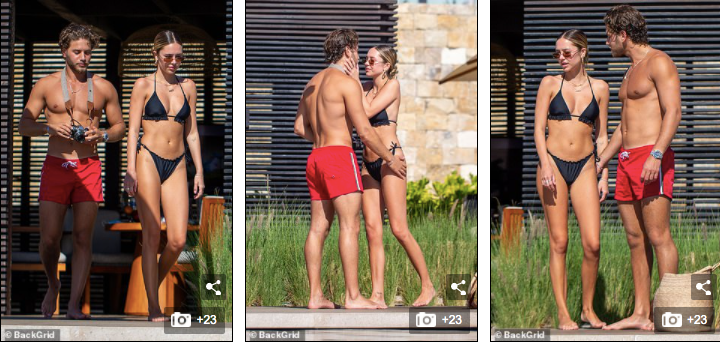 Delilah Belle Hamlin mặc bikini ngọt ngào quyến rũ, liên tục tình tứ bạn trai ảnh 1