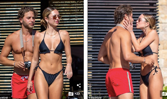 Delilah Belle Hamlin mặc bikini ngọt ngào quyến rũ, liên tục tình tứ bạn trai ảnh 2