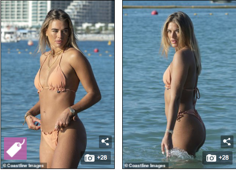 Mỹ nhân truyền hình Anh nóng bỏng 'rực lửa' ở biển ảnh 3