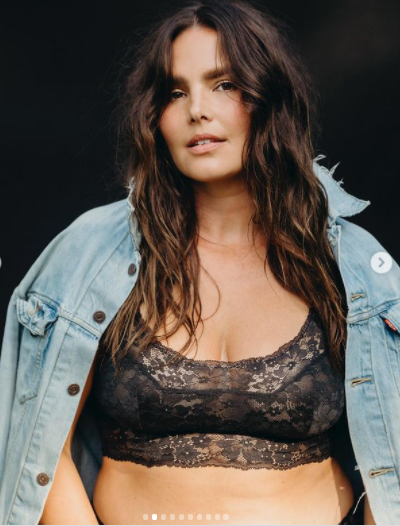 Người mẫu ngoại cỡ Candice Huffine trình diễn nội y nóng bỏng ảnh 5