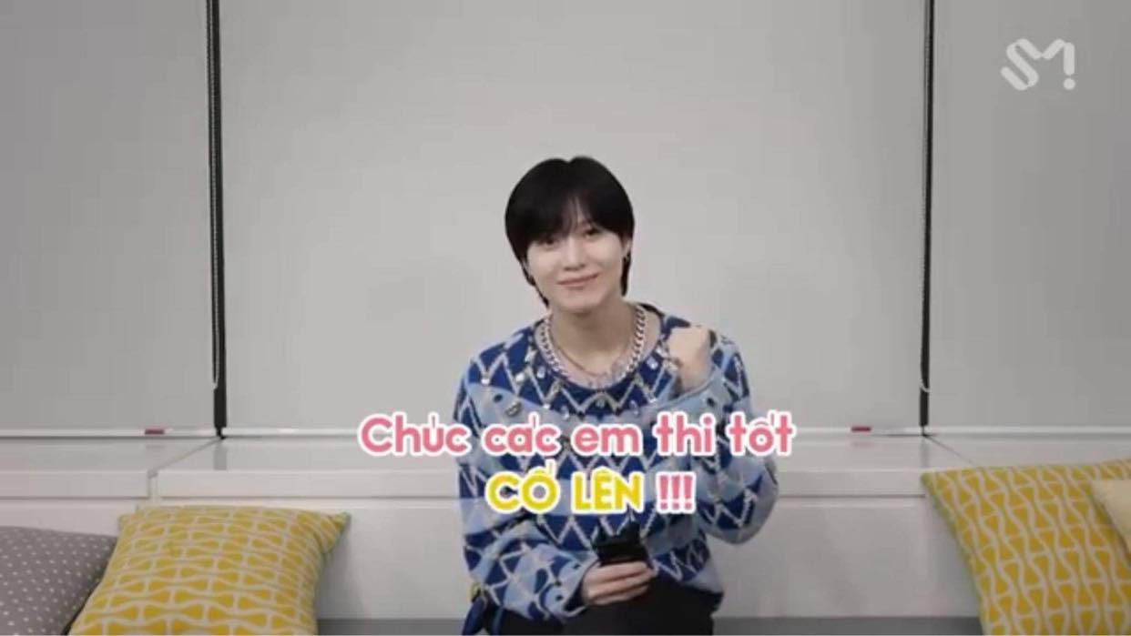 Dàn sao SNSD, SHINee, EXO nói tiếng Việt siêu đáng yêu, gửi lời chúc các sĩ tử 2K2 thi tốt ảnh 1