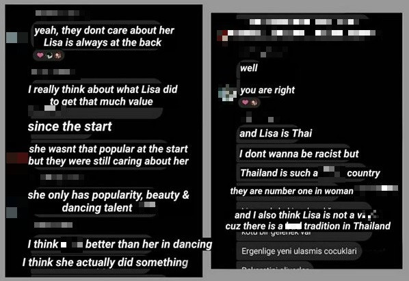 Group chat của fan Trung gây phẫn nộ vì nội dung miệt thị, phân biệt chủng tộc với Lisa BLACKPINK ảnh 4