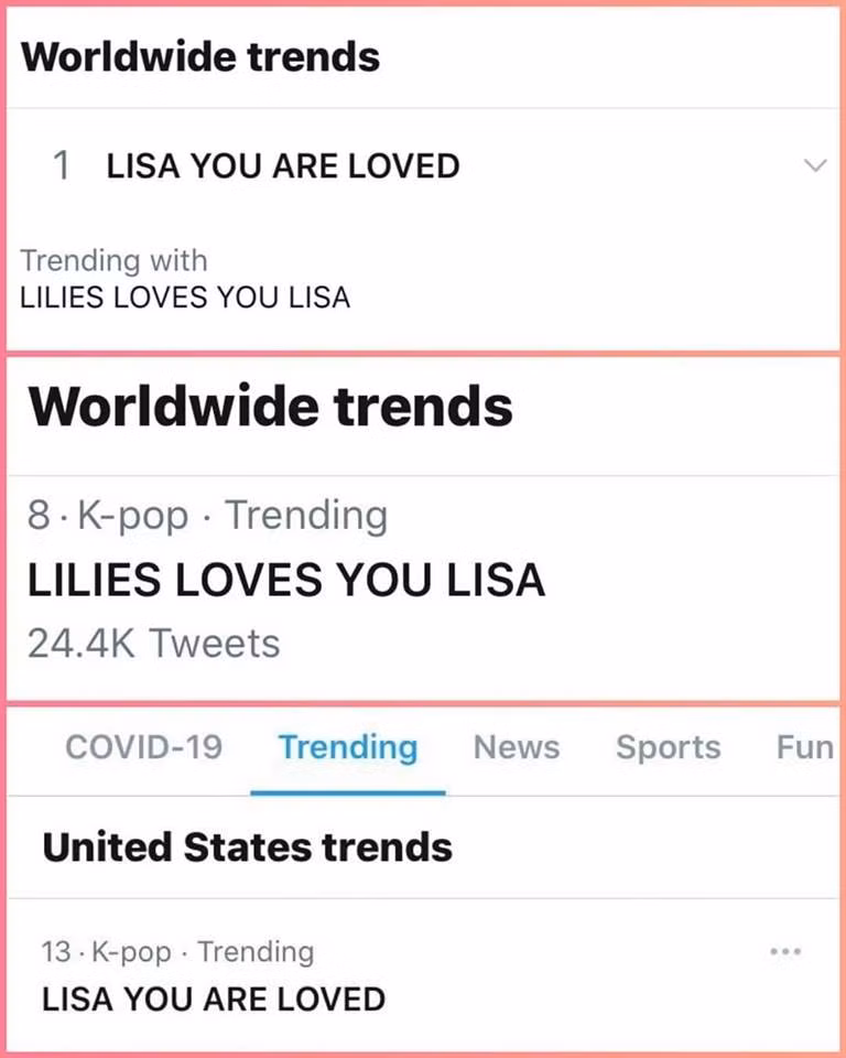 Lisa bị tấn công trên trang cá nhân, fan liền đẩy hashtag gửi gắm tình yêu lên #1 Trending ảnh 3