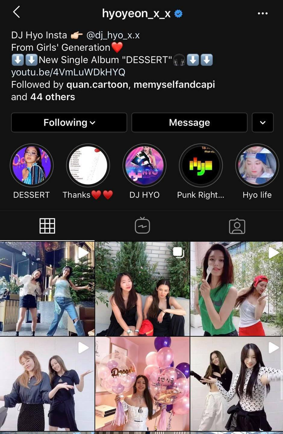 SONE nhớ SNSD thì vào Instagram của Hyoyeon để ngắm các thành viên bắt trend nhảy cực xịn ảnh 1