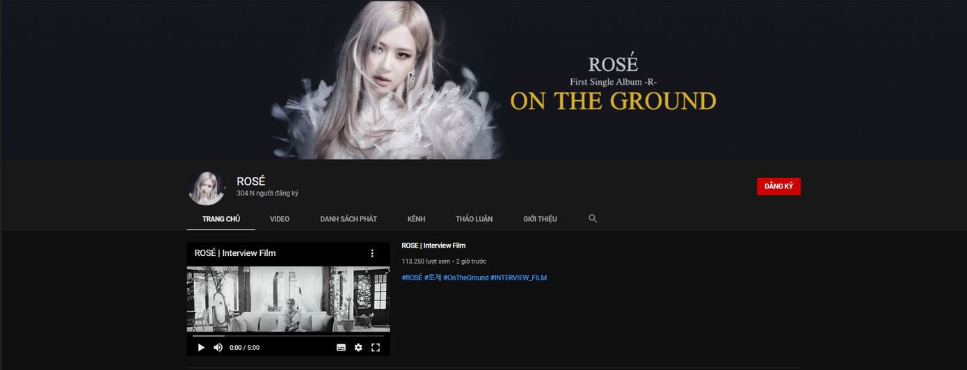 Rosé (BLACKPINK) lập kênh YouTube cá nhân, các BLINKs nhanh chóng gọi tên chị cả Jisoo ảnh 1