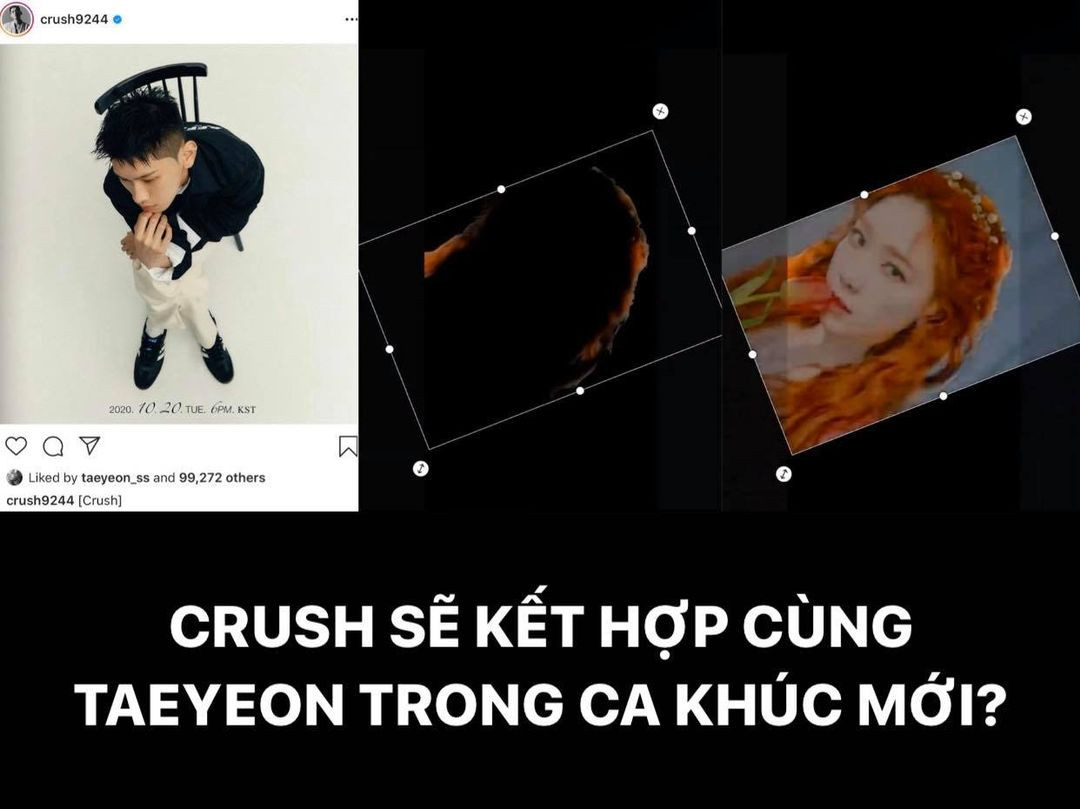 Hai “quái vật” nhạc số kết hợp: Crush và Taeyeon hứa hẹn bùng nổ các bảng xếp hạng K-Pop ảnh 1