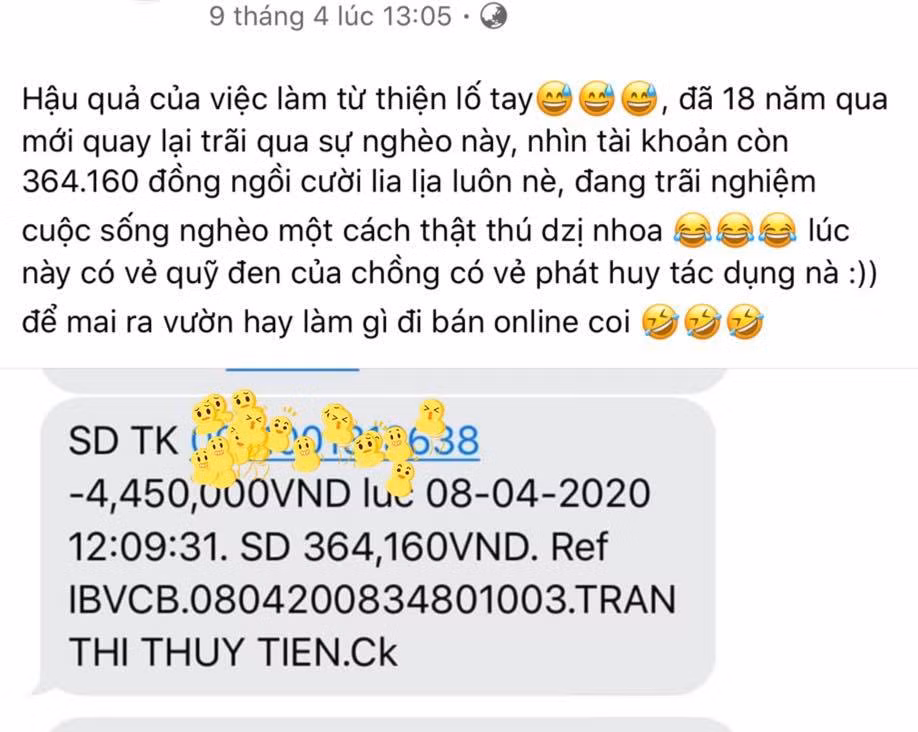 Thuỷ Tiên thú nhận làm từ thiện lố tay, tài khoản chỉ còn 300 ngàn đồng ảnh 1