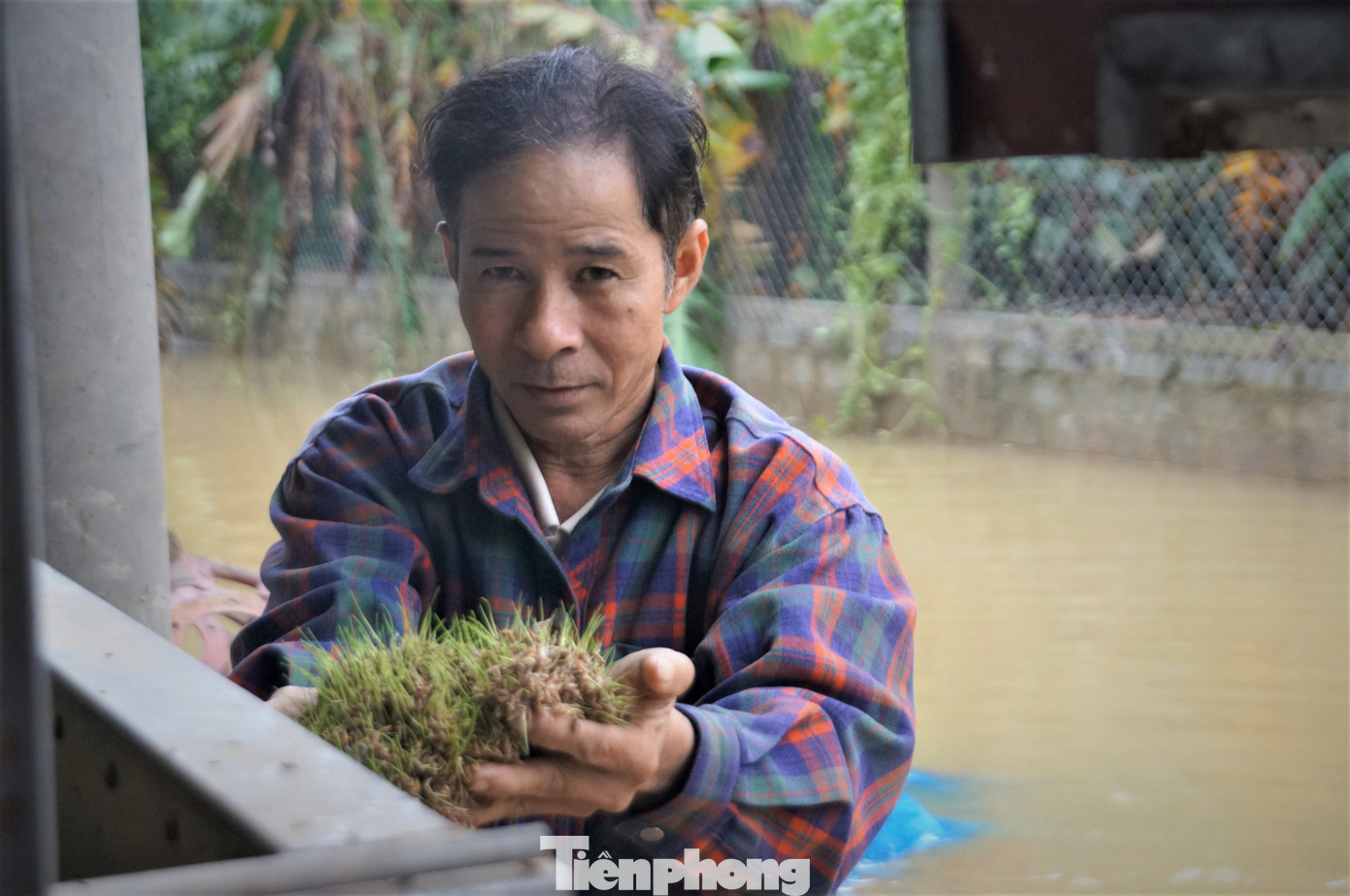 Tổ tình nguyện chia cơm nước, trẻ em dùng bè chuối đi nhận tiếp tế ảnh 11