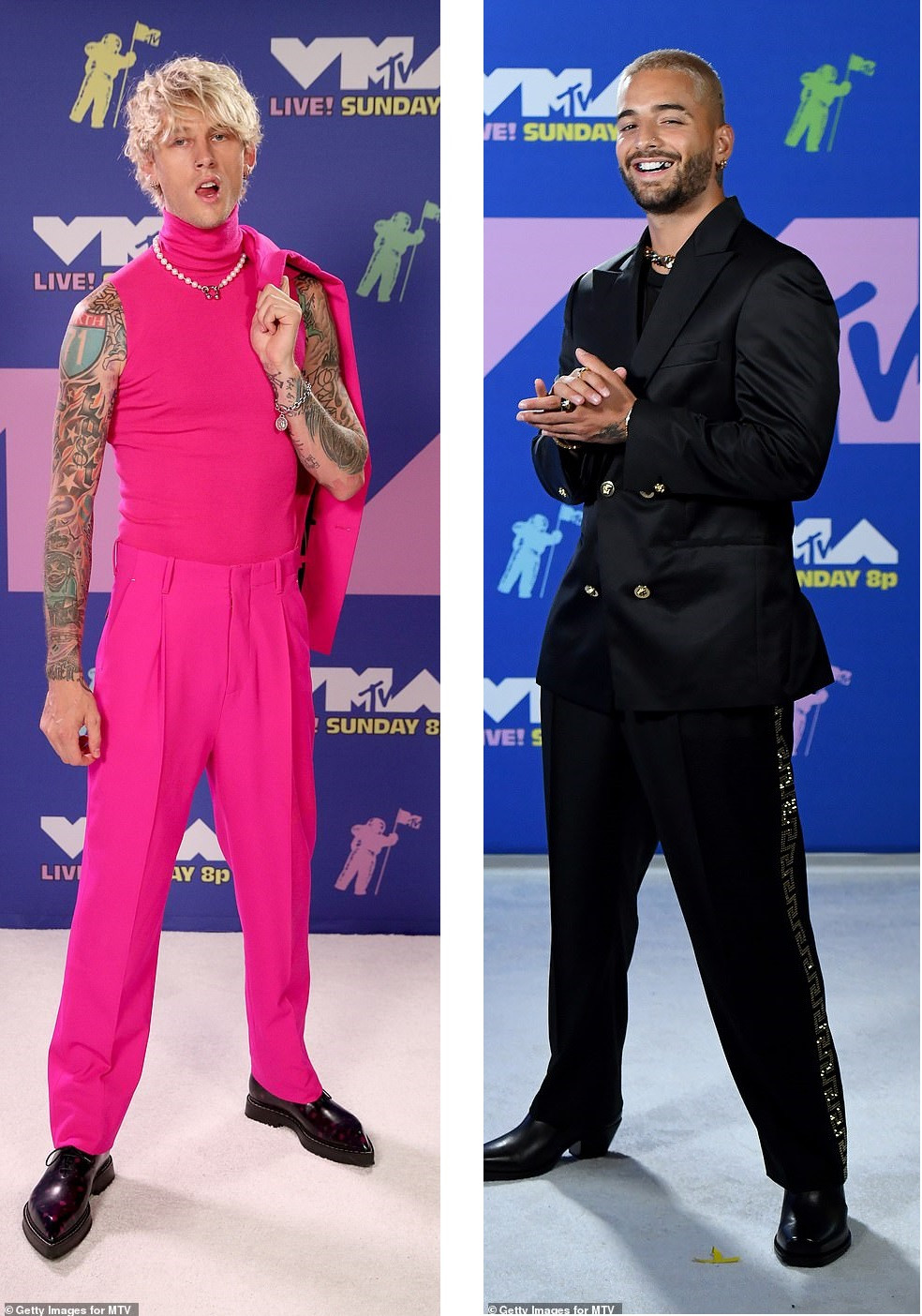 Miley Cyrus và Bella Hadid hở bạo, Lady Gaga siêu dị trên thảm đỏ VMAs ảnh 17