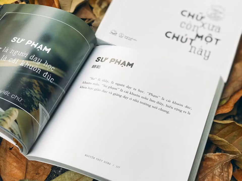 Thêm yêu tiếng Việt qua từng trang sách “Chữ xưa còn một chút này” ảnh 4