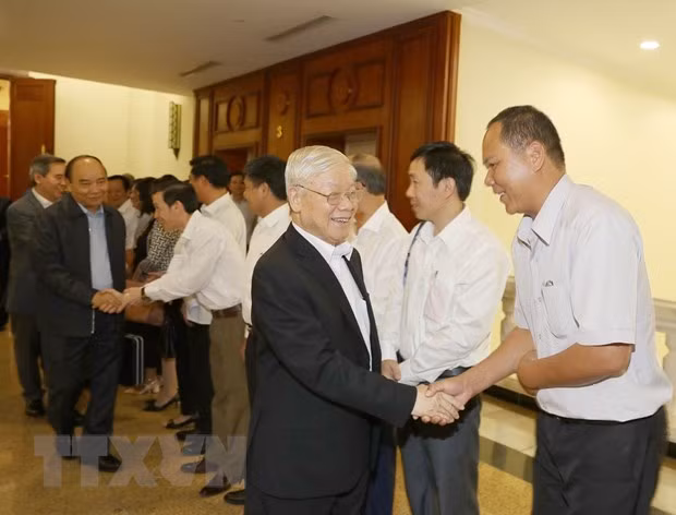 Tổng Bí thư, Chủ tịch nước Nguyễn Phú Trọng chủ trì họp Bộ Chính trị ảnh 1