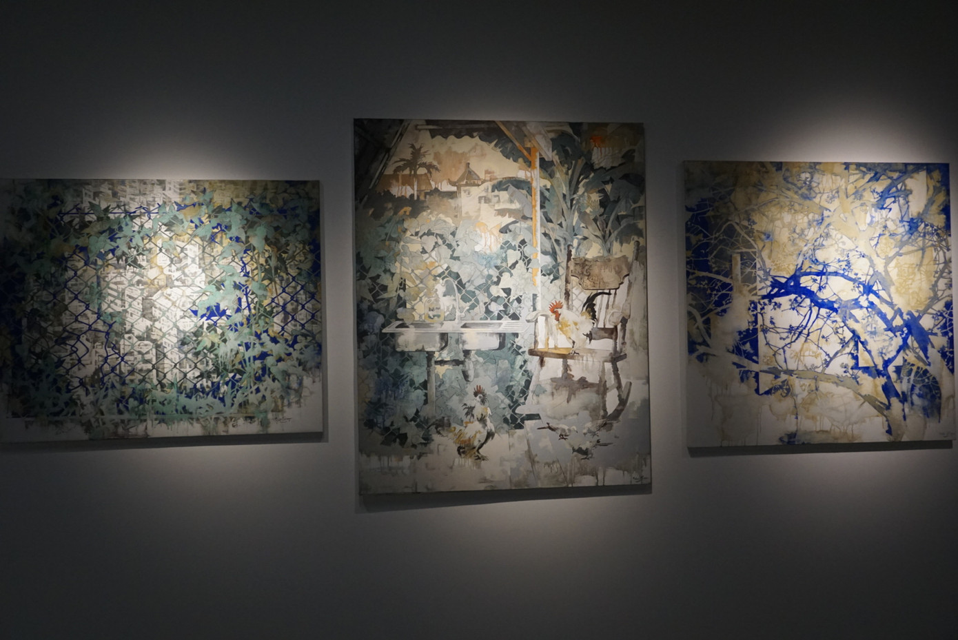 Chiêm ngưỡng tranh của các nghệ sĩ tiêu biểu Châu Á quy tụ tại Hà Nội ảnh 11