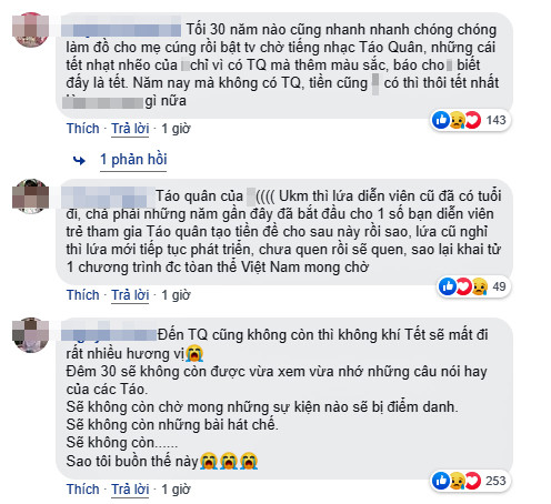 Cư dân mạng đồng loạt chia sẻ cảm xúc trước thông tin dừng Táo quân 2020 ảnh 1