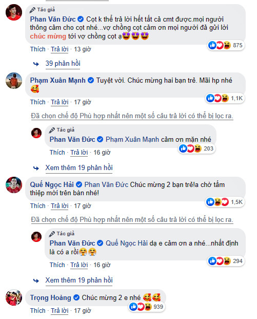 Câu cảm ơn sau lễ ăn hỏi bạn gái hot girl của Phan Văn Đức gây 'sốt' ảnh 3