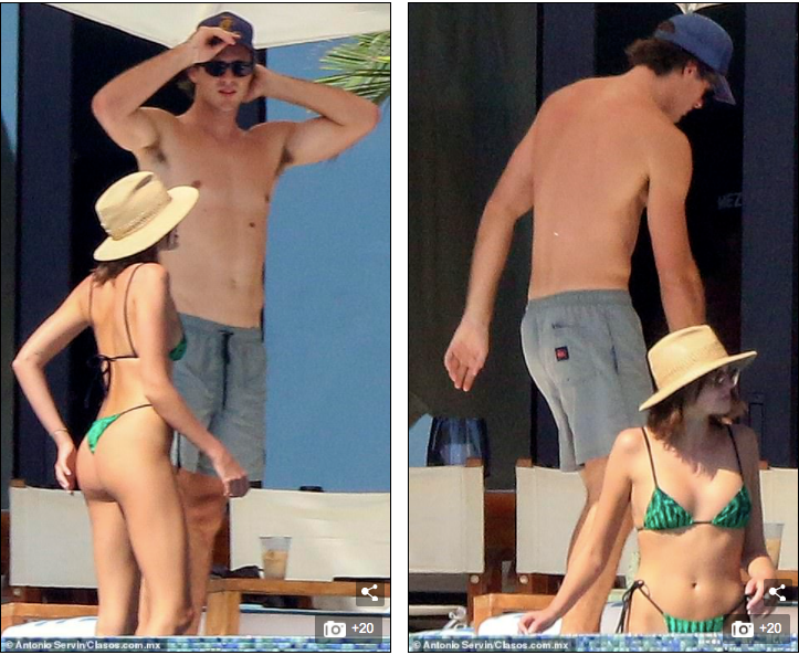 Kaia Gerber mặc bikini nhỏ xíu, lần đầu đi biển cùng người yêu tài tử ảnh 2