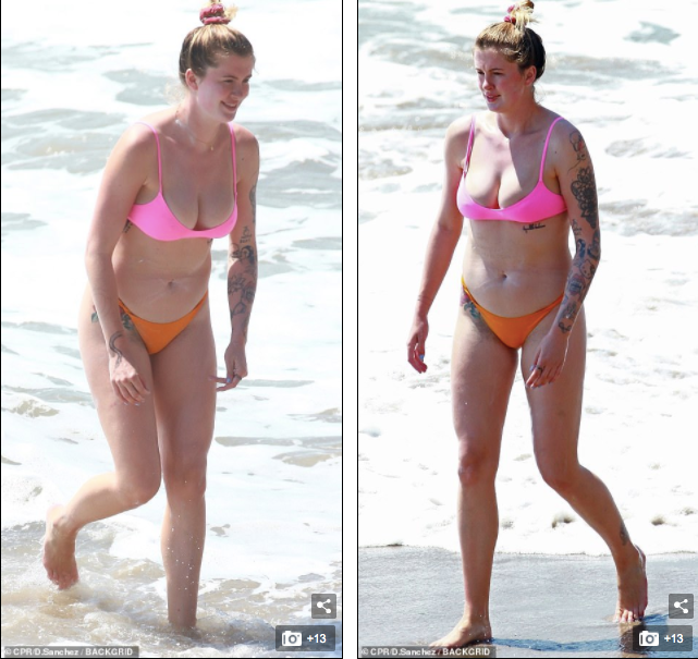 Ireland Baldwin mặc áo tắm bé xíu tôn ngực 'bốc lửa' ảnh 1