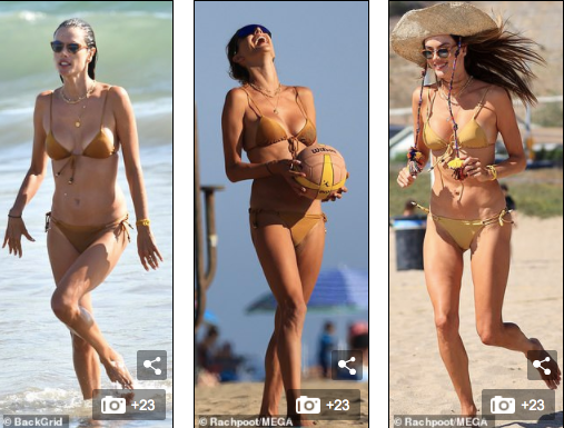 Alessandra Ambrosio nóng bỏng 'gây mê' với bikini màu nude ảnh 5