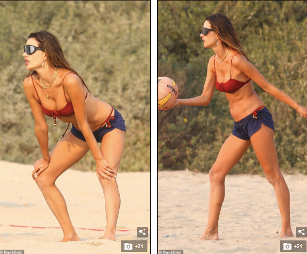 Alessandra Ambrosio siêu quyến rũ ở biển ảnh 6