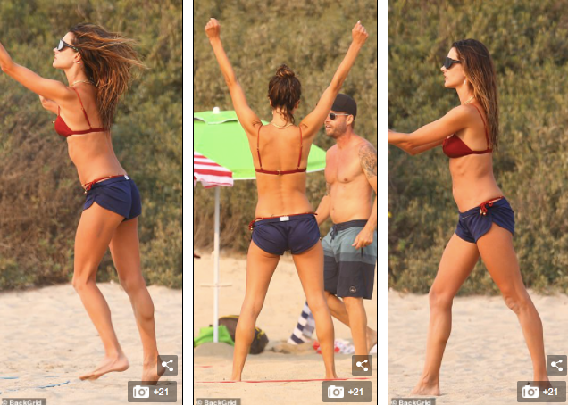 Alessandra Ambrosio siêu quyến rũ ở biển ảnh 7