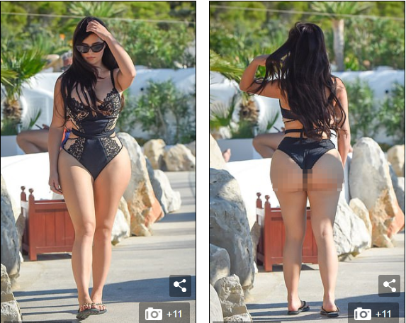 Mẫu nội y Demi Rose đẹp ngọt ngào và vô cùng quyến rũ với áo tắm tôn dáng ảnh 4