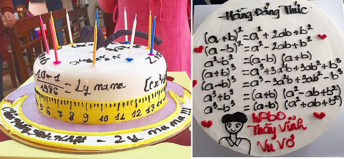 Học trò tặng bánh kem 'hại não' với bài tập hàm số ảnh 2
