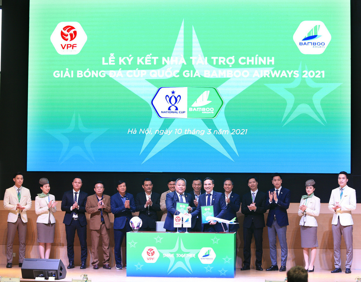 Bamboo Airways năm thứ 3 gắn tên với cúp Quốc gia ảnh 1