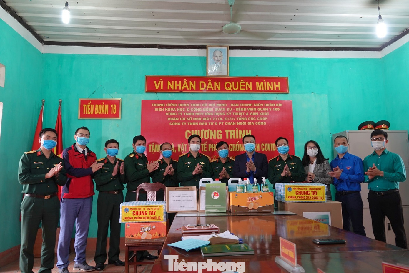 Tuổi trẻ Quân đội đồng hành chống dịch COVID-19 tại Hải Dương ảnh 2