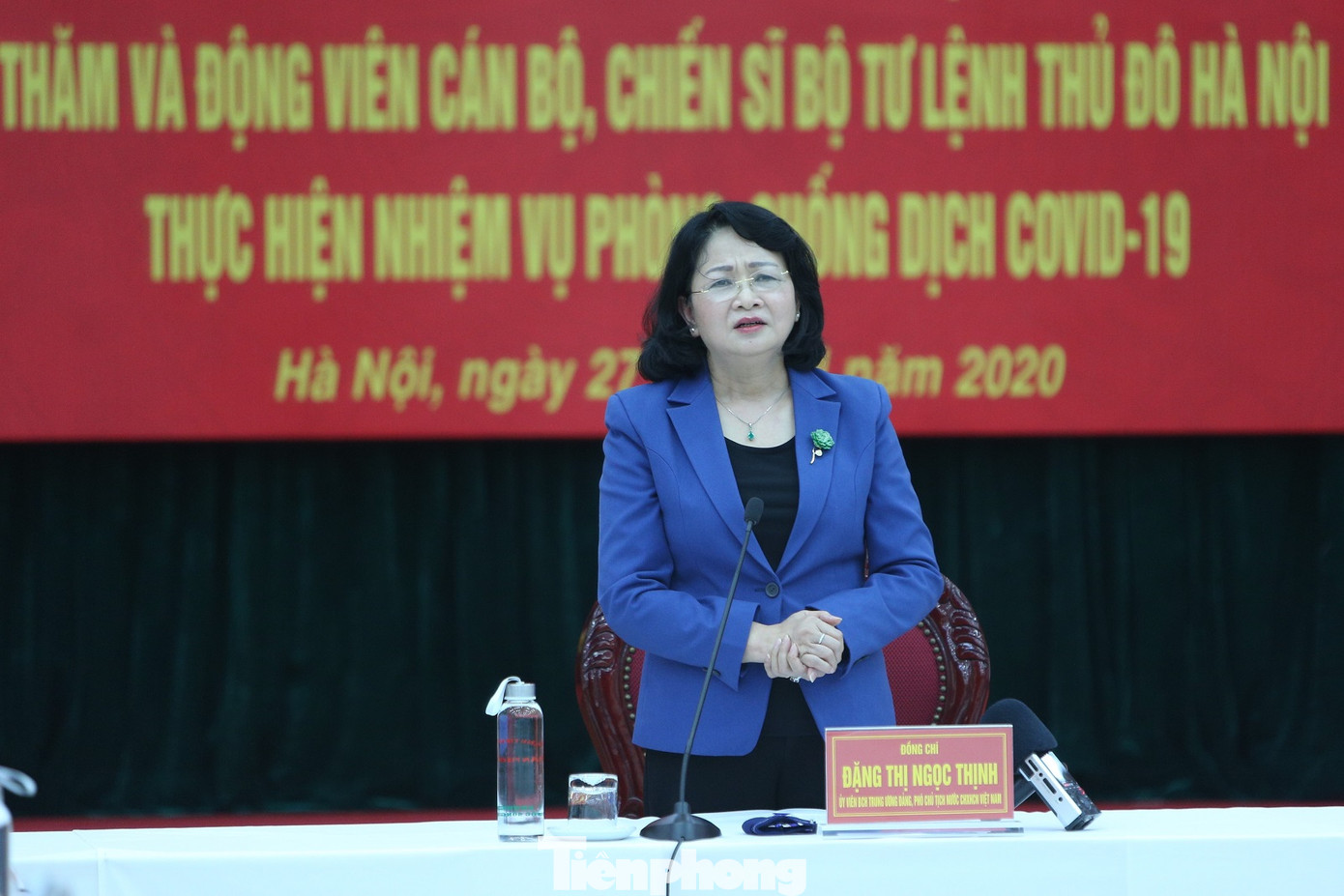 Phó Chủ tịch nước: Quân đội giúp người dân vững tâm chiến thắng đại dịch COVID-19 ảnh 1