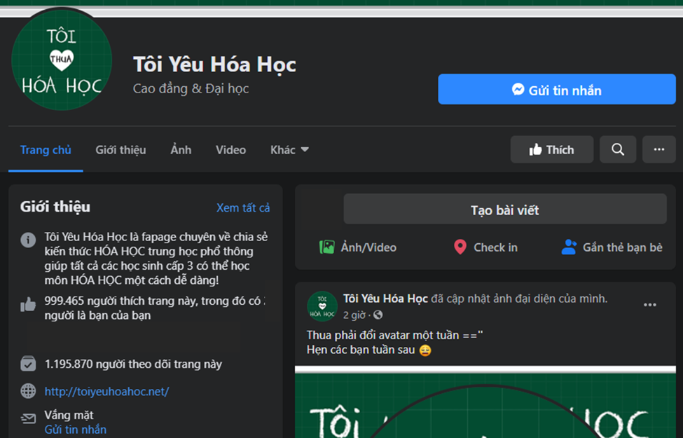 Hơn 500K người theo dõi battle giữa 2 fanpage Hóa học - người thích nhiều kẻ ghét cũng lắm ảnh 1