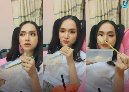 Hương Giang livestream để “mukbang”, fan “lầy lội” chỉ hỏi về 7 hằng đẳng thức đáng nhớ ảnh 4