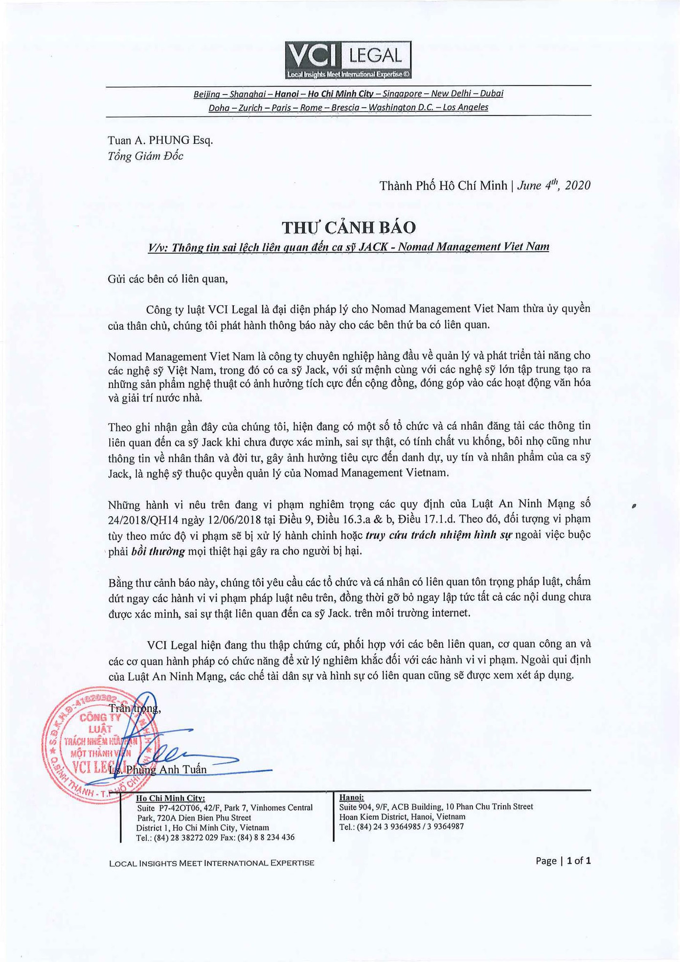 Công ty quản lý Jack chính thức lên tiếng, hành động mạnh tay sau ồn ào của “gà nhà“ ảnh 2