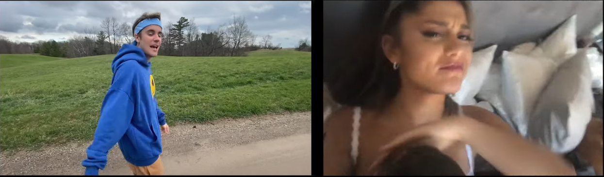 Ở nhà trốn dịch vẫn tranh thủ “thả thính”, chỉ có thể là Justin Bieber và Ariana Grande! ảnh 2