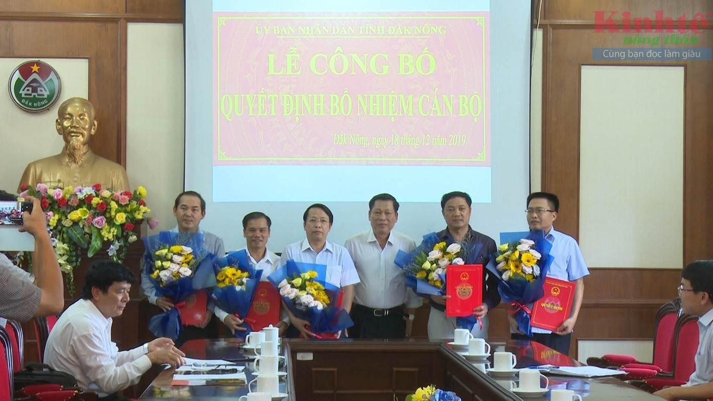 Đắk Nông, Cần Thơ điều động, bổ nhiệm nhiều nhân sự ảnh 1