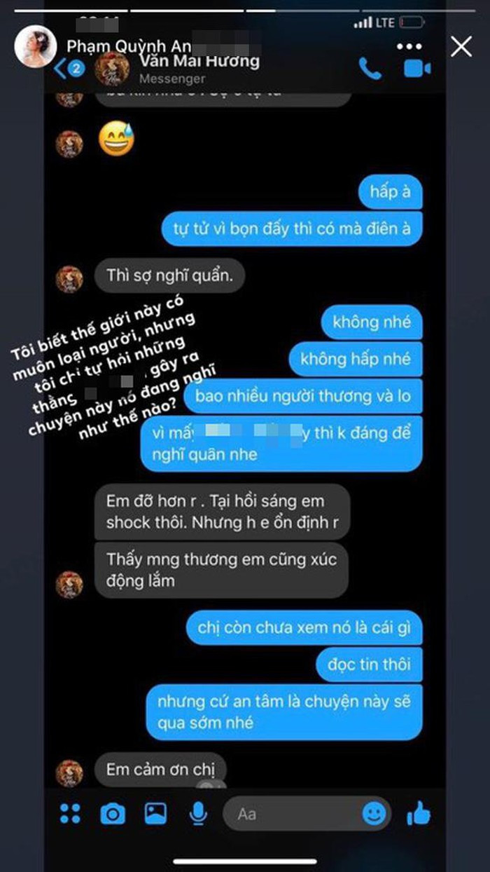 Phạm Quỳnh Anh chia sẻ tình trạng hiện tại của Văn Mai Hương ảnh 2