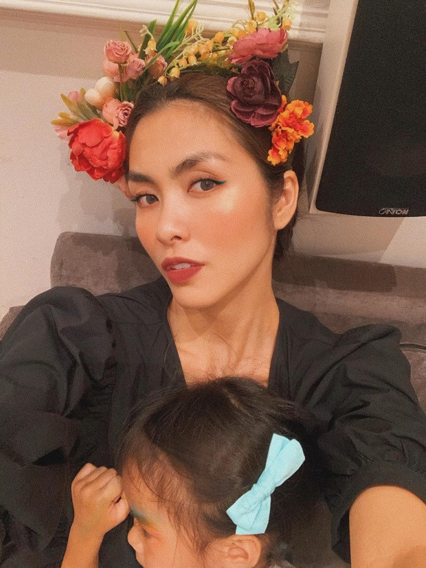 Tăng Thanh Hà hiếm hoi khoe ảnh cận mặt con gái đáng yêu khiến fans thích thú ảnh 2