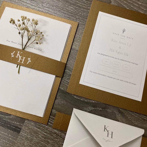 Lộ thiệp cưới của Hồ Ngọc Hà và Kim Lý? ảnh 2