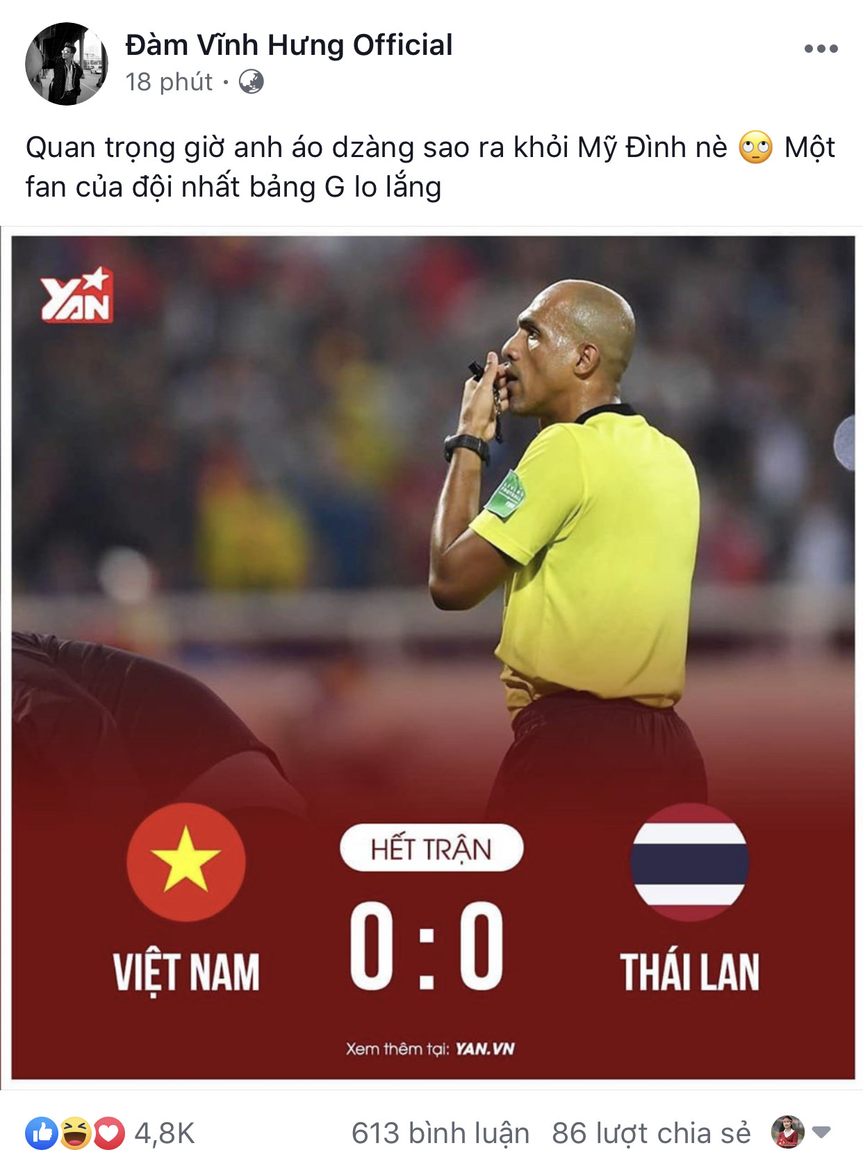 Bức xúc khi trọng tài Al-Kaf không công nhận bàn thắng của tuyển Việt Nam ảnh 1