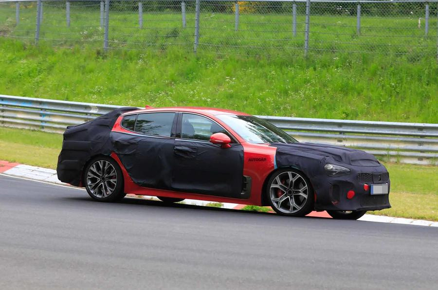 Kia Stinger thế hệ mới bắt đầu chạy thử nghiệm tại Nürburgring ảnh 1